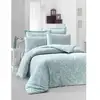Image de Parure de lit - 1 housse de couette 220 x 240 cm + 2 taies d'oreiller 60 x 60 cm - satiné 100% coton - blanc ASI8681875109481