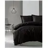 Image de Parure de lit - 129ctn63492 - 1 housse de couette 220 x 240 cm + 2 taies d'oreiller 60 x 60 cm - satiné 100% coton - noir MEN8681875218435