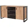 Image de Buffet en aggloméré 2 portes et 3 tiroirs cosmo rio 863SPH3907