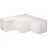 Image de Meuble tv en aggloméré blanc compact 855DTE3051