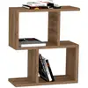Image de Zet table d'appoint 100 % mélamine noyer 835PUQ3026