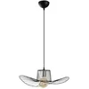 Image de Suspension D'intérieur Design En Oréole - Diam. 50 Cm - Noir