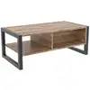 Image de Table basse imitation bois et métal atlantic 854KLN2807