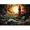 Image de Art Puzzle Puzzle Lighthouse In A Storm - 1500 Pièces Art