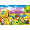 Image de Art Puzzle Puzzle En Bois Campers 25 Pièces Jouet