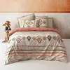 Image de Parure De Lit - 129ctn62802 - Housse De Couette 220 X 240 Cm + 2 Taies D'oreiller - 100% Coton Ranforcé - Rouge
