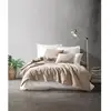 Image de Parure De Lit - 129ctn62695 - Housse De Couette 220 X 240 Cm + 2 Taies D'oreiller - 100% Coton Ranforcé - Vison