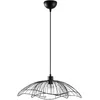Image de Suspension lustre industriel D BY M.RED Black - Métal robuste - Design industriel - Moderne
