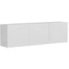 Image de Meuble TV en bois White - 150 x 31 x 44 cm - Blanc