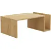 Image de Table Basse - Memo - Rectangulaire - Chene Saphir - Relevable - 86,8 X 32,4 X 50 Cm