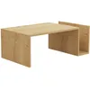 Image de Table Basse MEMO   Chêne Saphir   Plateau Relevable & Rangement Intégré   L 868 cm x P 324 x H 50 cm