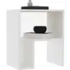 Image de Yepa table d'appoint 100 % mélamine blanc 495SSE1127