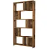 Image de Bibliothèque Respenda 90x180cm Bois Naturel Élégante et Raffinée