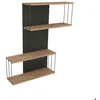 Image de Étagère murale moderne en mélamine - EMOB - Marron - Contemporain - Design