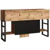 Image de Buffet industriel bois naturel et acier noir koka 140cm Buffet
