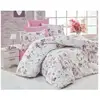 Image de Parure de lit - 1 housse de couette 220 x 240 cm + 2 taies d'oreiller 60 x 60 cm - 100% coton renforcé - blanc ASI8683342463768