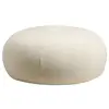 Image de Pouf marshmallow tissu blanc