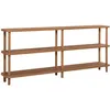 Image de Bibliothèque rustique - ZEN - 180 x 75 x 35 cm - couleur Pin atlantique