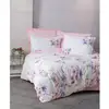 Image de Parure De Lit - 129ctn64249 - Housse De Couette 220 X 240 Cm + 2 Taies D'oreiller - 100% Coton Ranforcé - Rose
