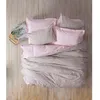 Image de Parure de lit - 1 housse de couette 220 x 240 cm + 2 taies doreiller 60 x 60 cm - 100% coton renforcé - Rose
