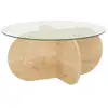 Image de Table basse en verre bubble chêne 552NOS2269