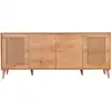 Image de Buffet - Hazeran - 4 Portes - 180 X 81 X 41 Cm - Chene