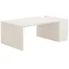 Image de Table Basse - Memo - Rectangulaire - Blanc - Relevable - 86,8 X 32,4 X 50 Cm