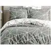 Image de Housse de couette generique 220x240 cm 100% coton renforcé gris avec 2 taies 60x60 172PRL62421