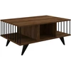 Image de Table Basse En Bois "bert" - 90 X 60 X 40 Cm - Noyer