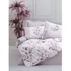Image de Parure De Lit - 129ctn64285 - Housse De Couette 220 X 240 Cm + 2 Taies D'oreiller - 100% Coton Ranforcé - Lilas