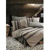 Image de Parure De Lit - 1 Housse De Couette 140 X 200 Cm + 2 Taies D'oreiller 60 X 60 Cm - 100% Coton Renforcé - Brun