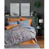 Image de Parure De Lit - 129ctn64604 - Housse De Couette 220 X 240 Cm + 2 Taies D'oreiller - 100% Coton Ranforcé - Moutarde