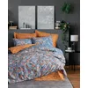 Image de Parure De Lit - 1 Housse De Couette 140 X 200 Cm + 2 Taies D'oreiller 60 X 60 Cm - 100% Coton Renforcé - Moutarde