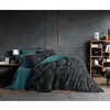 Image de Parure De Lit - 129ctn64619 - Housse De Couette 220 X 240 Cm + 2 Taies D'oreiller - 100% Coton Ranforcé - Bleu