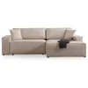 Image de Canapé D'angle Moderne Convertible Avec Rangement Morea 260cm-beige Clair-angle Droit