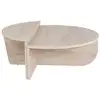 Image de Table basse en aggloméré podium travertine 241NRD1101