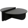 Image de Lot de 2 tables basses - Noir - ALOEVA