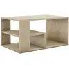 Image de Table Basse - Eros - Rectangulaire - Travertin - 80 X 50 X 40 Cm