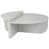 Image de CALICOSY - Lot de 2 tables basses L90 cm - ORION - Gris