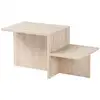 Image de Table basse en aggloméré 80 x 40 x 40 cm harmony beige CAL1730423364198