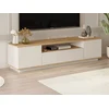 Image de Meuble TV avec 3 portes et 1 niche - Beige et naturel - LOTULA