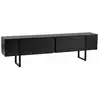 Image de Meuble tv en aggloméré et métal luxe noir 241NRD1309