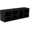 Image de Meuble TV avec 7 niches - Noir - LUELA