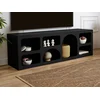 Image de Meuble TV avec 7 niches - Noir - LUELA