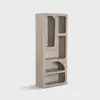 Image de Bibliothèque de bureau moderne avec compartiments ouverts venüs - beige