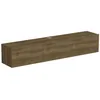 Image de Meuble TV en bois Denby - 160 x 31 x 29 cm - Noyer