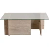 Image de Table Basse En Verre "vetrino" 105 X 65 X 40 Cm - Anthracite