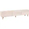 Image de Meuble Tv En Bois "alvin" - 180 X 31 X 42 Cm - Beige