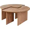 Image de Table Basse - Moira - Ronde - Pin Atlantique - 90 X 90 X 41 Cm