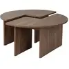 Image de Table Basse - Moira - Ronde - Noyer - 90 X 90 X 41 Cm